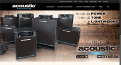 Desktop Screenshot of acousticamplification.com